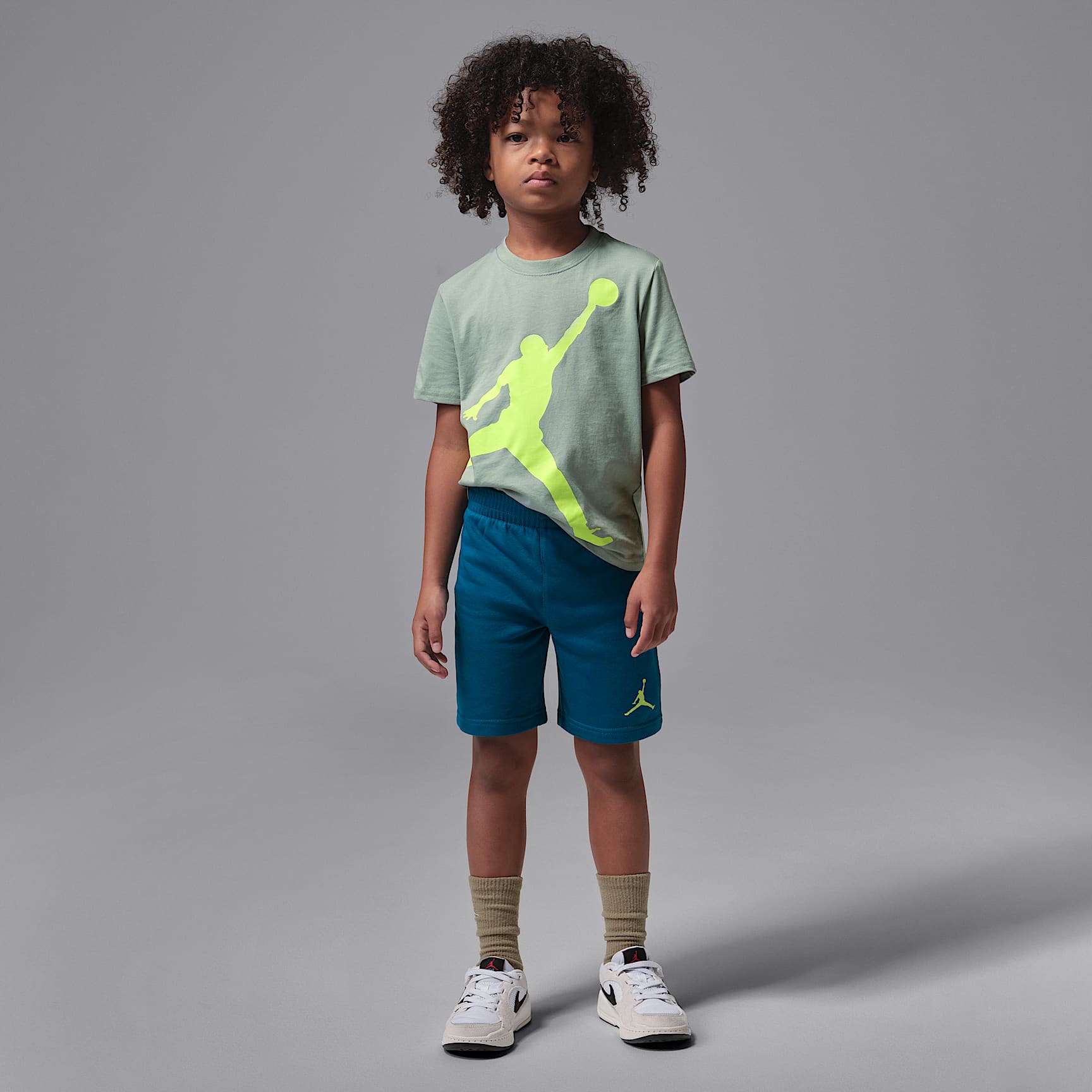 JORDAN JUMPMAN キッズセットアップ 90 Jordan Little Kids' Jumbo Jumpman 2-Piece Shorts Set. Nike.com